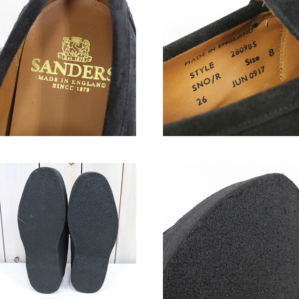 SANDERS : Mudguard Loafer (Black)