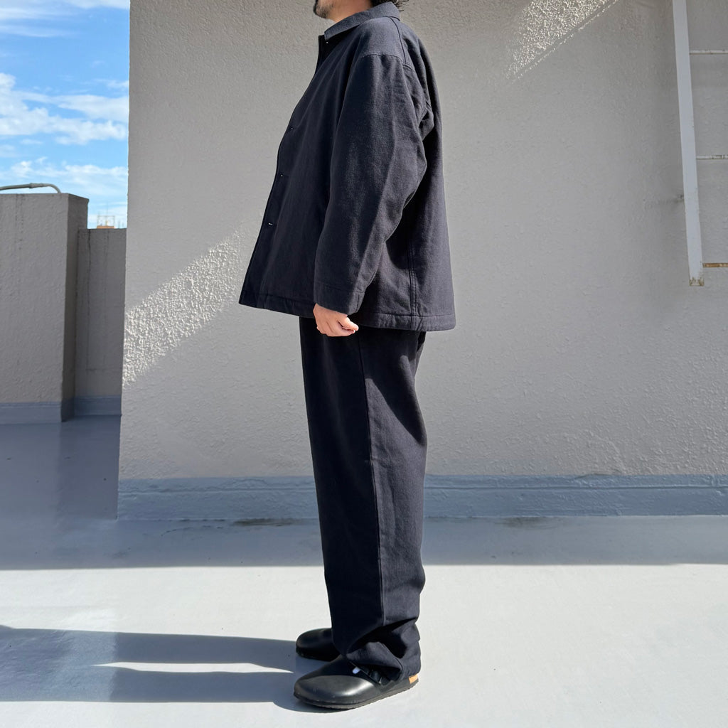 SANMONT : Wool Twill Work Pants (Navy) (SPA0201)