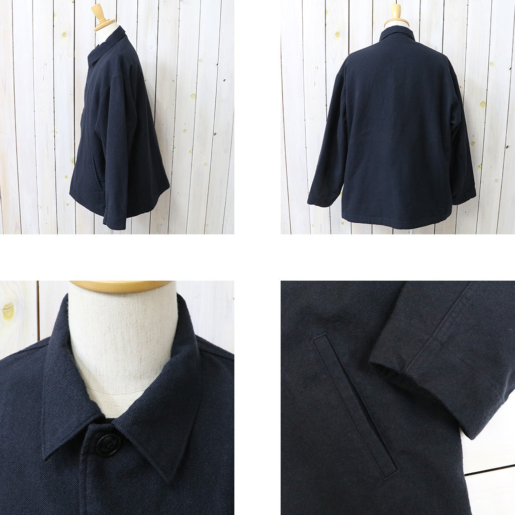 SANMONT : Wool Twill Work Jacket (Navy)