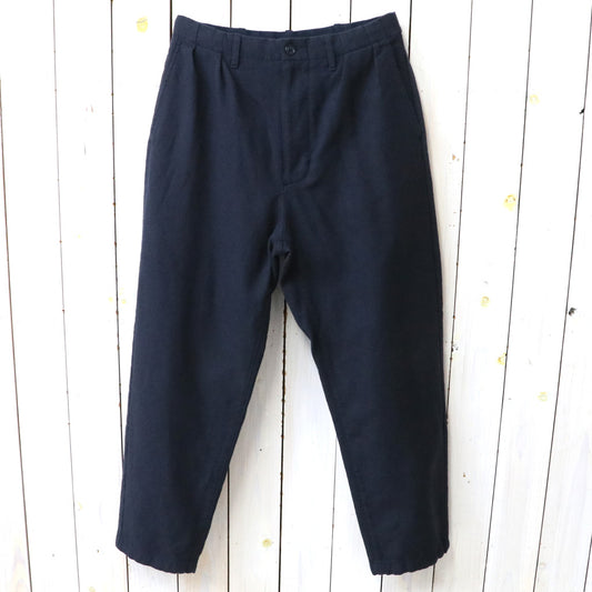 SANMONT : Wool Twill Work Pants (Navy)