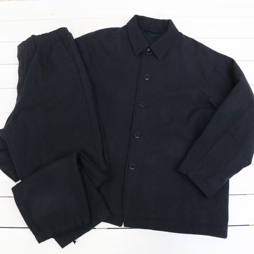 SANMONT : Wool Twill Work Pants (Navy)