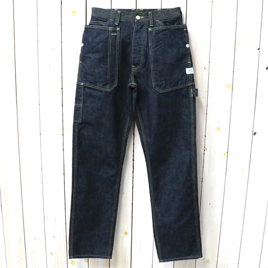 SASSAFRAS : FALL LEAF GARDENER PANTS(13.5oz DENIM) (INDIGO)