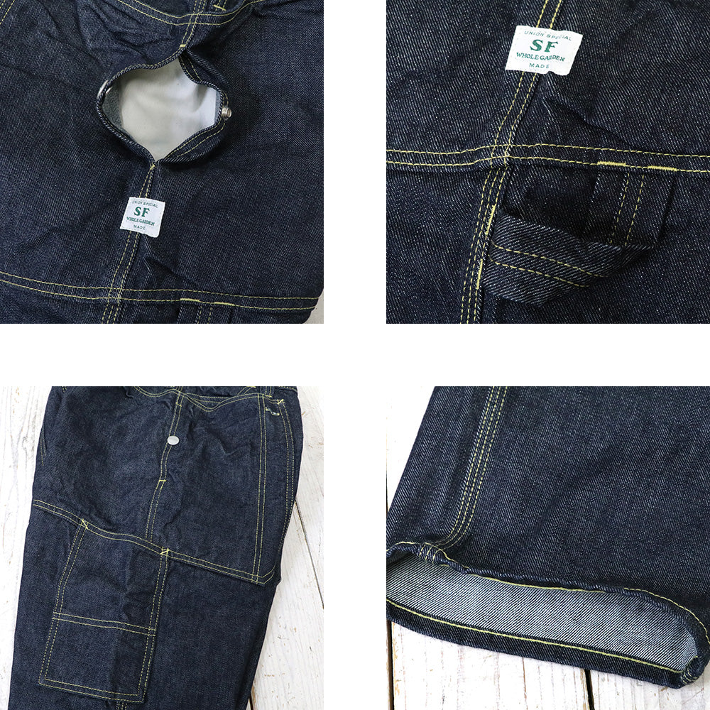 SASSAFRAS : FALL LEAF GARDENER PANTS(13.5oz DENIM) (INDIGO)
