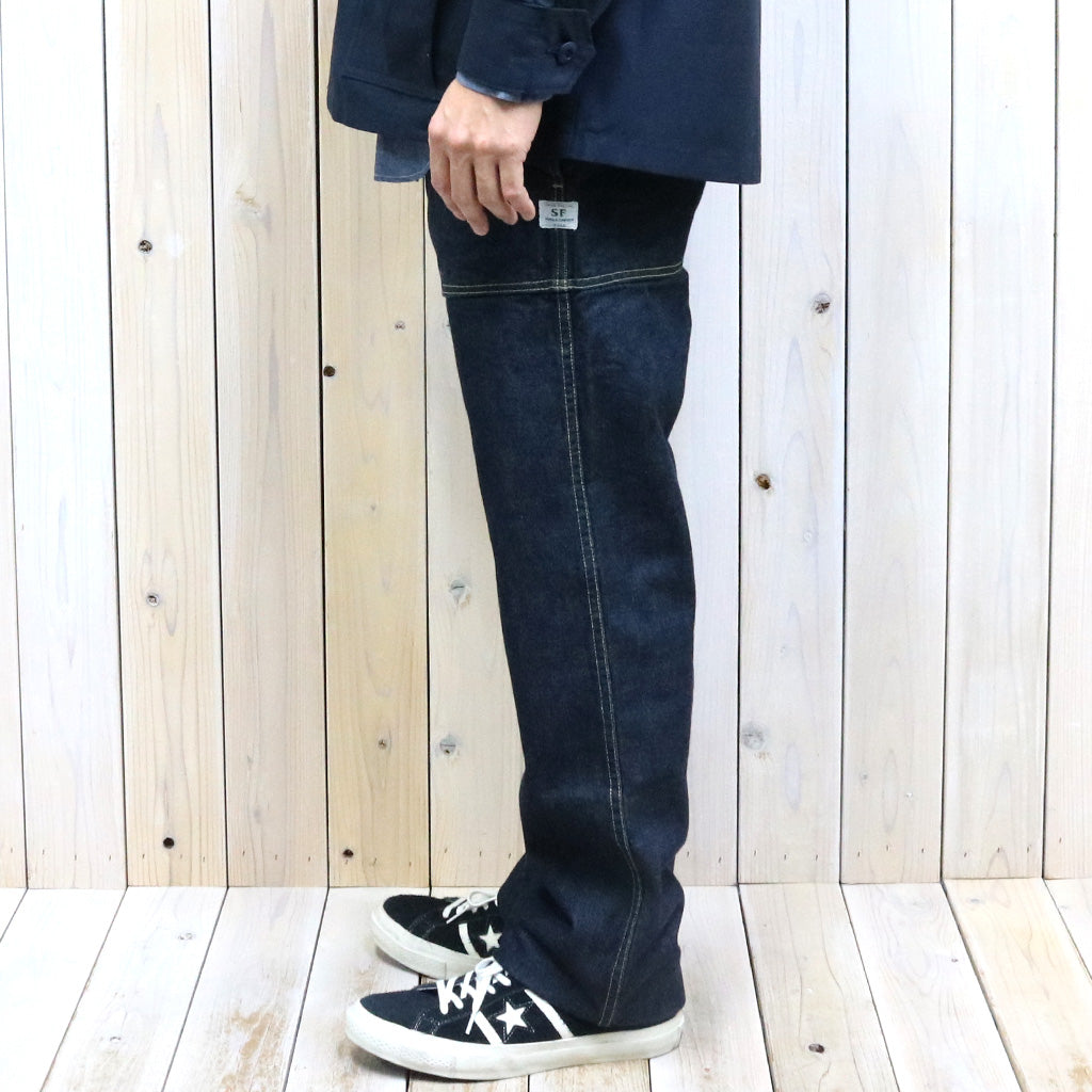 SASSAFRAS : FALL LEAF PANTS(13.5oz DENIM) (INDIGO)