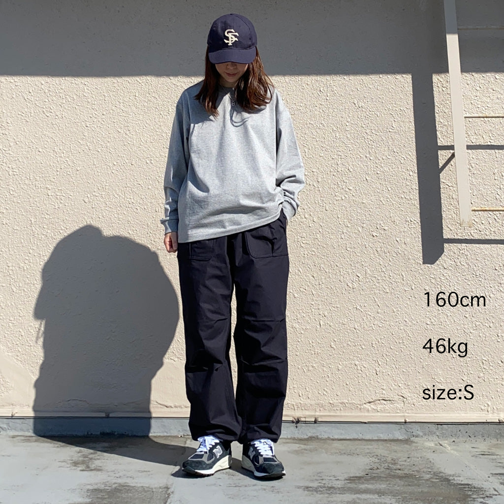 SASSAFRAS『OVERGROWN HIKER PANTS(BAFU CLOTH)』(NAVY)