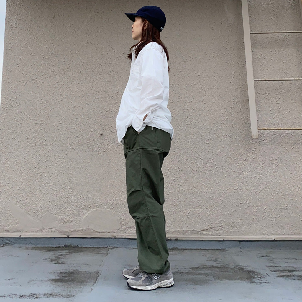 SASSAFRAS『OVERGROWN HIKER PANTS(BAFU CLOTH)』(OLIVE)