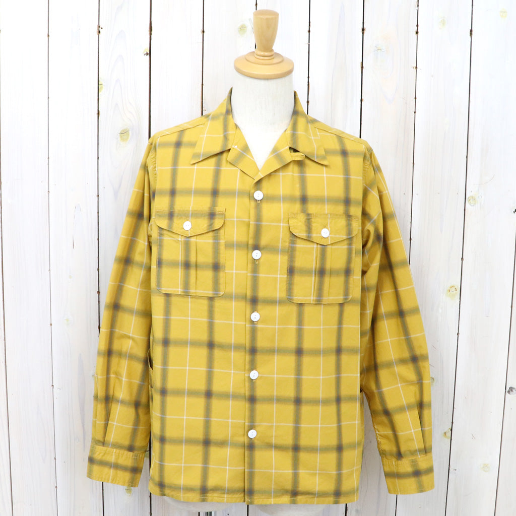 SASSAFRAS『GARDENER OPEN HALF(HOMBRE CHECK)』(YELLOW) – Reggieshop