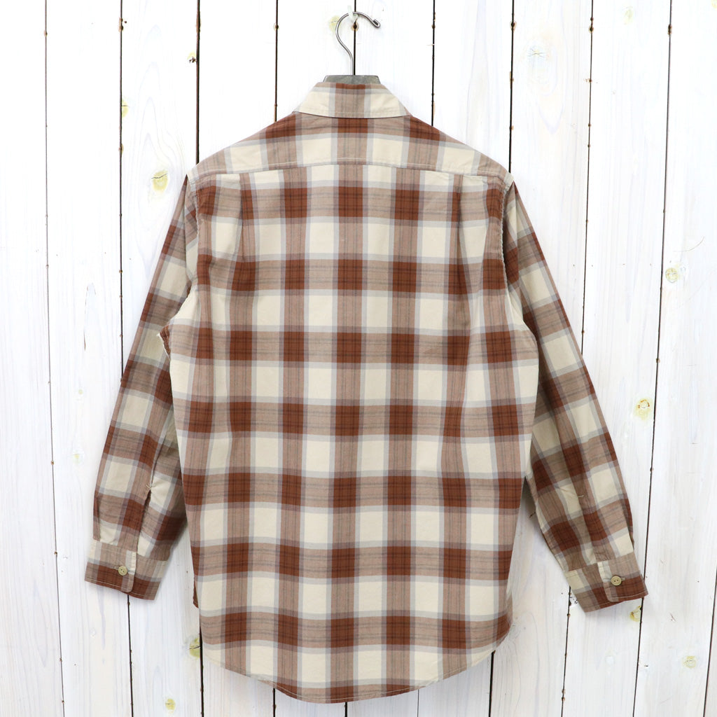 SASSAFRAS『FEEL SUN HALF(BROAD CHECK)』(BEIGE)