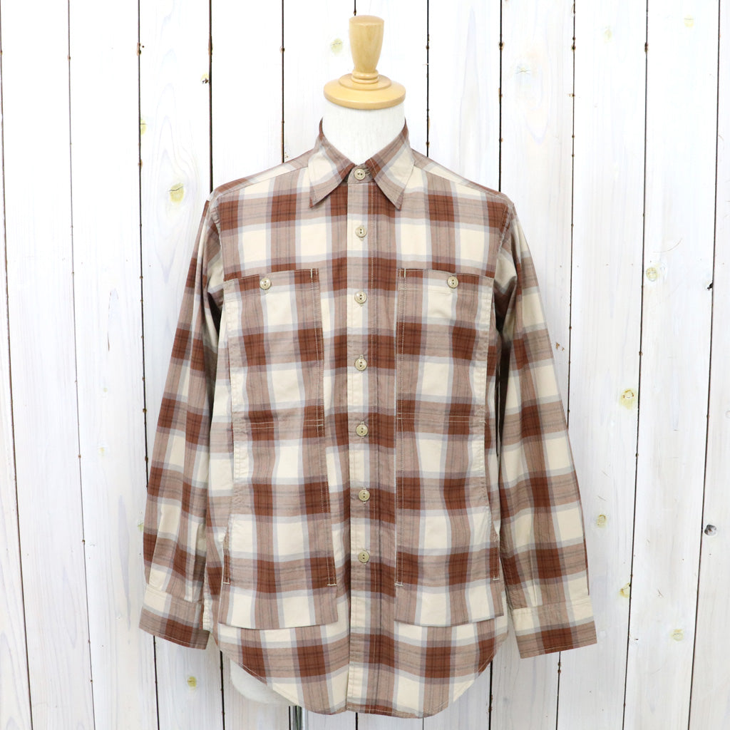 SASSAFRAS『FEEL SUN HALF(BROAD CHECK)』(BEIGE)