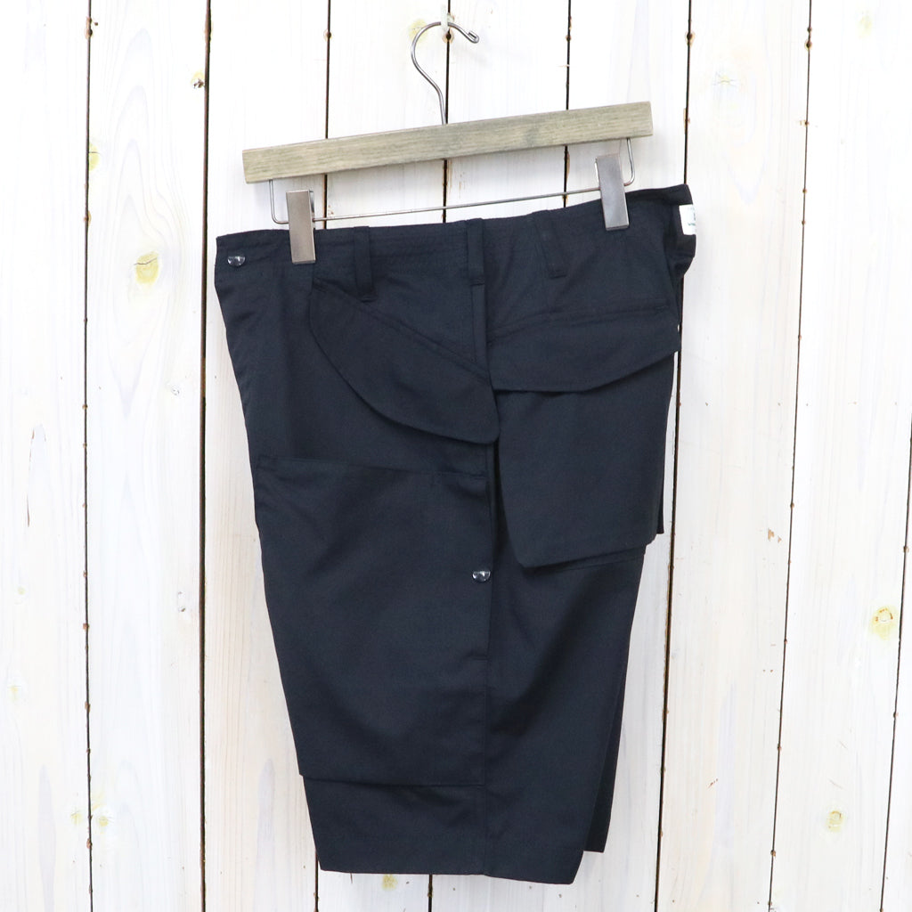 SASSAFRAS『D/C ARMOR PANTS 1/2(WEATHER)』(NAVY)