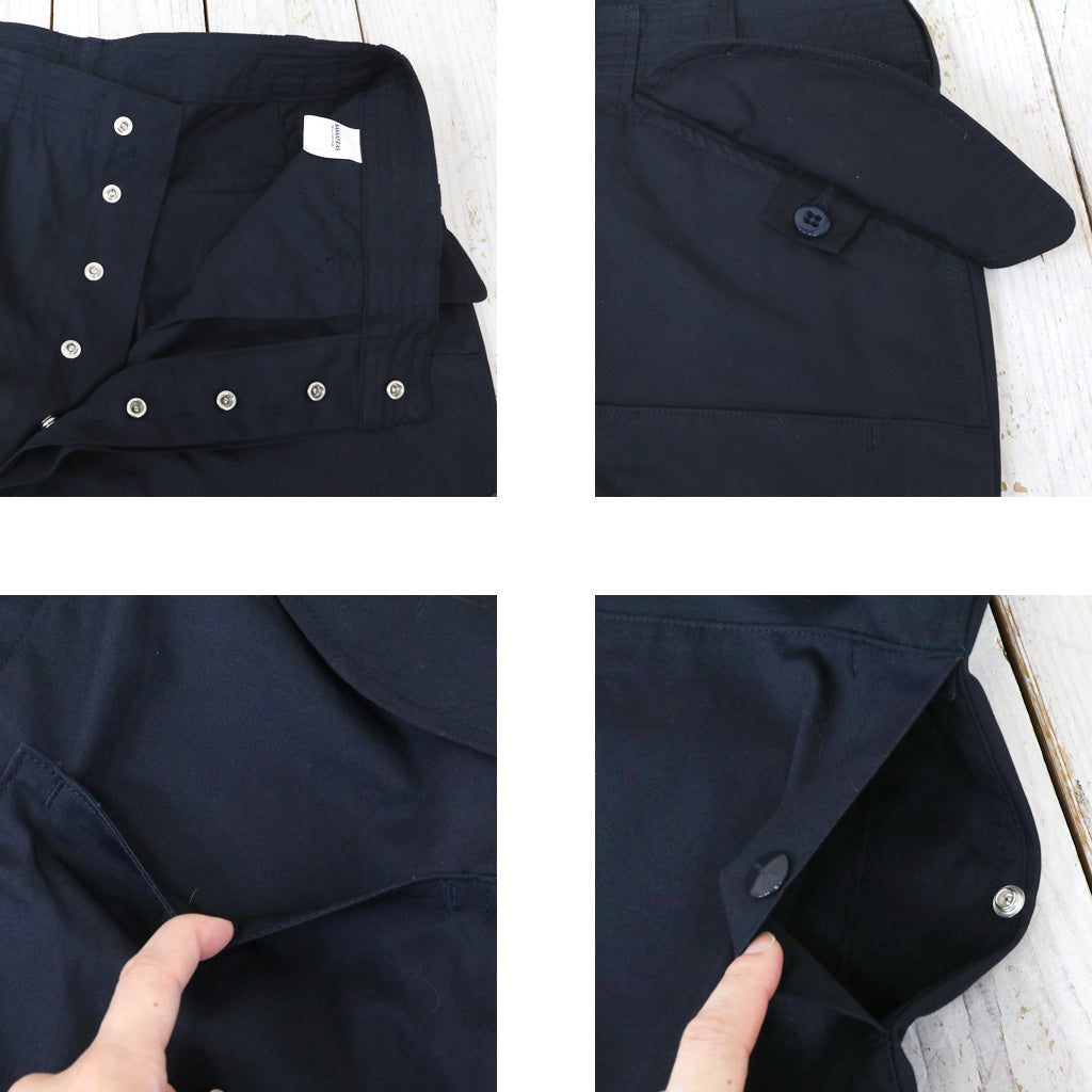 SASSAFRAS『D/C ARMOR PANTS 1/2(WEATHER)』(NAVY)