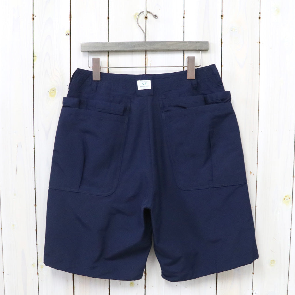 SASSAFRAS『OVERGROWN HIKER PANTS 1/2(LIGHT 60/40)』(NAVY)
