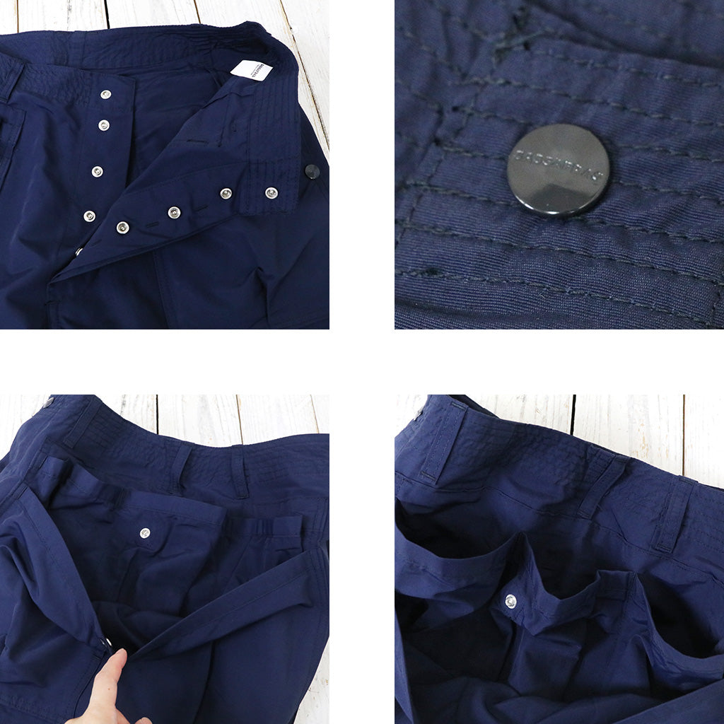 SASSAFRAS『OVERGROWN HIKER PANTS 1/2(LIGHT 60/40)』(NAVY)