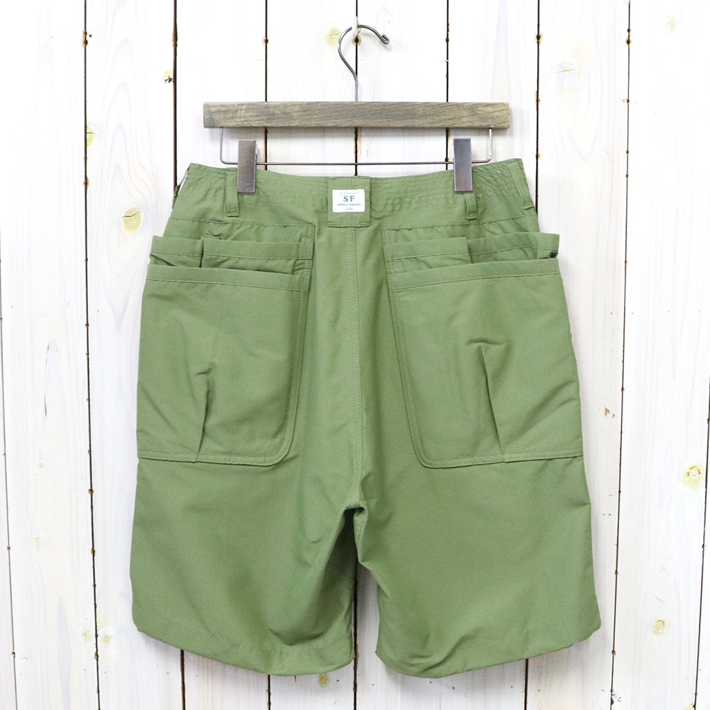 SASSAFRAS『OVERGROWN HIKER PANTS 1/2(LIGHT 60/40)』(OLIVE)