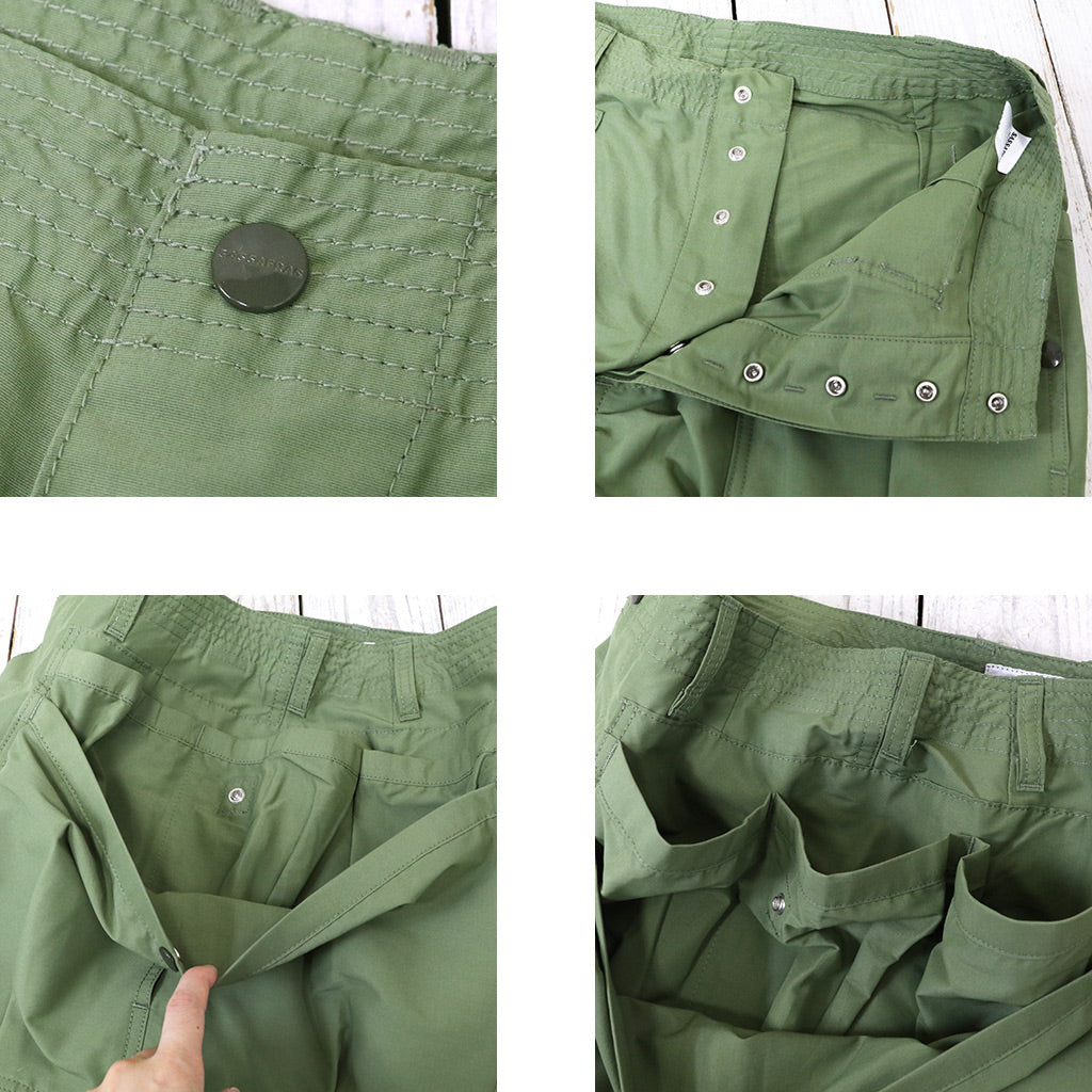 SASSAFRAS『OVERGROWN HIKER PANTS 1/2(LIGHT 60/40)』(OLIVE)