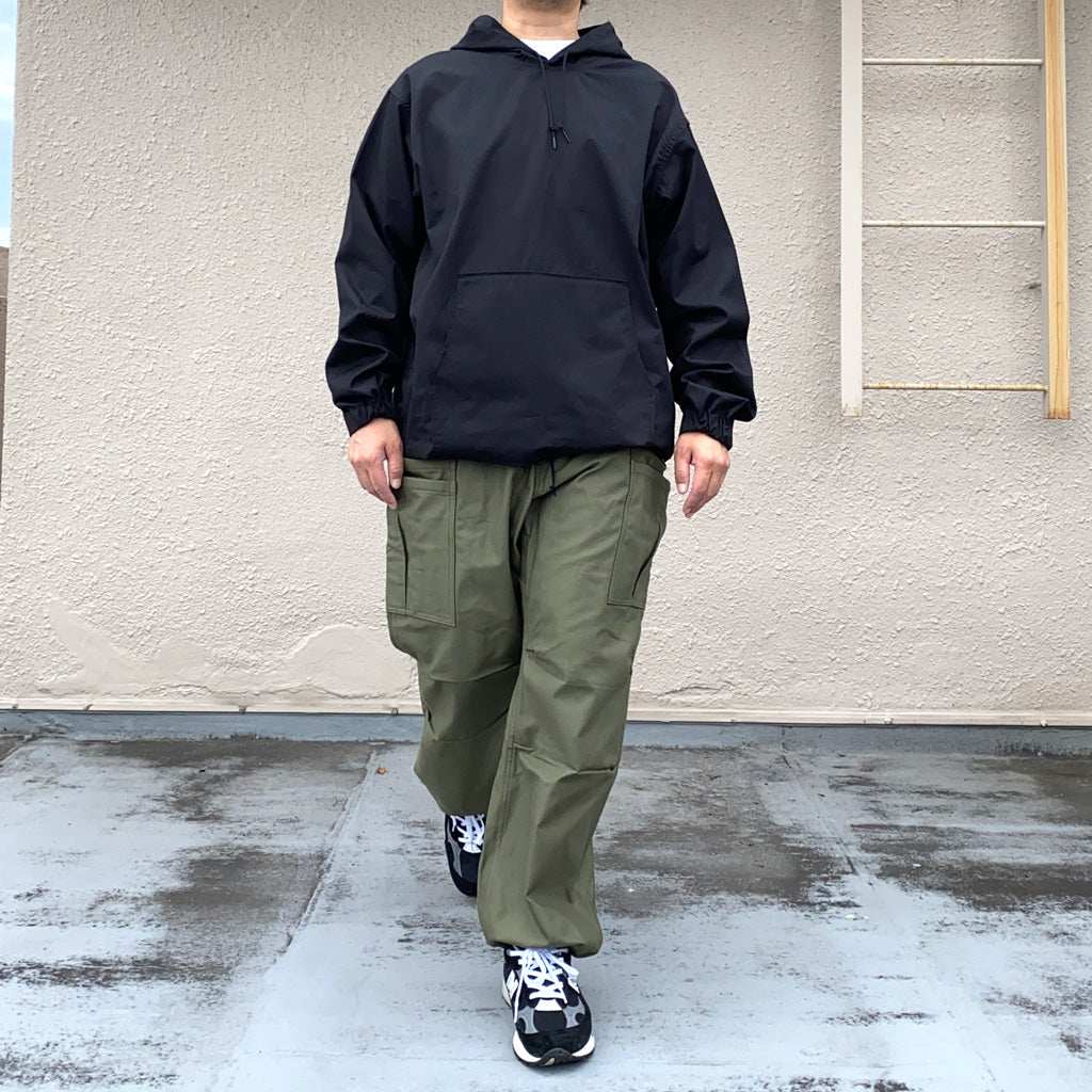 SASSAFRAS『GARDENER BUD SMOCK(POPLIN)』(BLACK)
