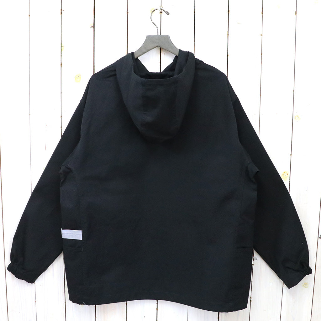 SASSAFRAS『GARDENER BUD SMOCK(POPLIN)』(BLACK)
