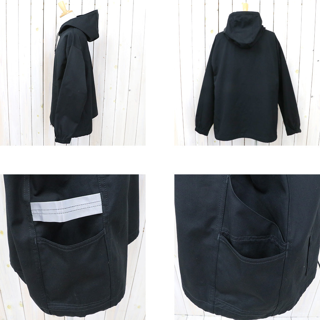 SASSAFRAS『GARDENER BUD SMOCK(POPLIN)』(BLACK)