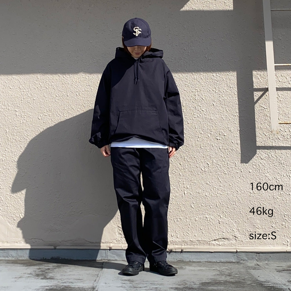 SASSAFRAS『GARDENER BUD SMOCK(POPLIN)』(NAVY)