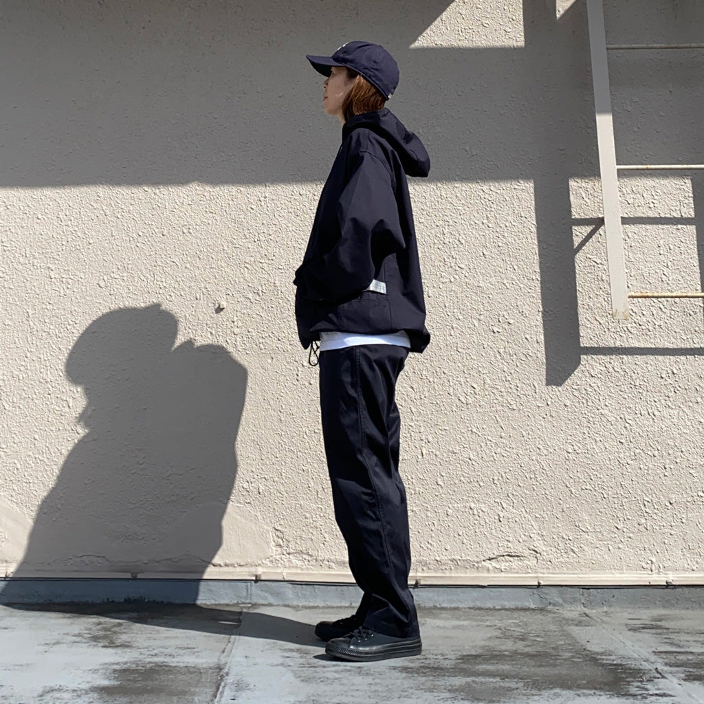 SASSAFRAS『GARDENER BUD SMOCK(POPLIN)』(NAVY)
