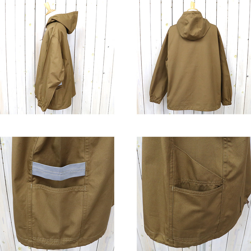SASSAFRAS『GARDENER BUD SMOCK(POPLIN)』(DARK KHAKI)