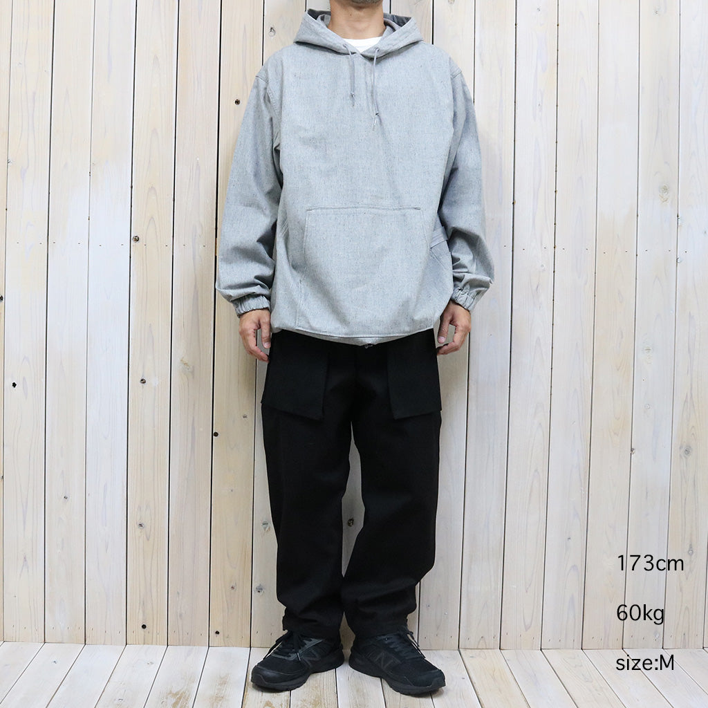 SASSAFRAS『GARDENER BUD SMOCK(PLANE WEAVE)』(HEATHER GRAY)