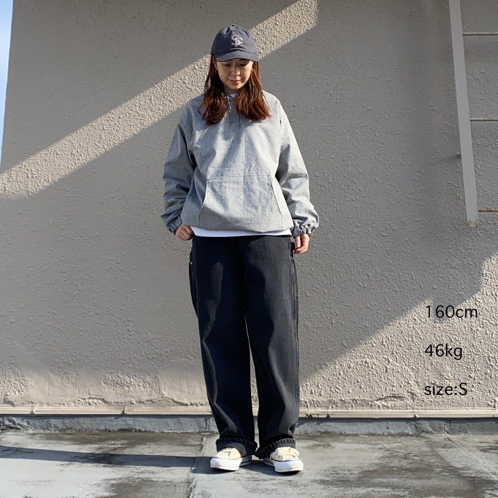 SASSAFRAS『GARDENER BUD SMOCK(PLANE WEAVE)』(HEATHER GRAY)