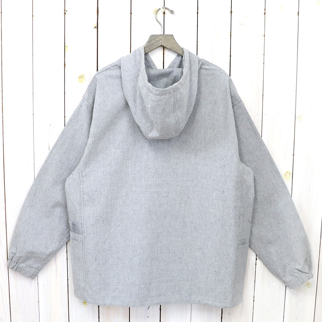 SASSAFRAS『GARDENER BUD SMOCK(PLANE WEAVE)』(HEATHER GRAY)