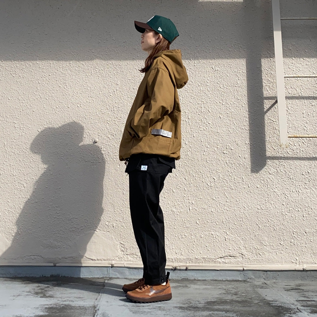 SASSAFRAS『DIGS CREW PANTS 4/5(CANVAS)』(BLACK)