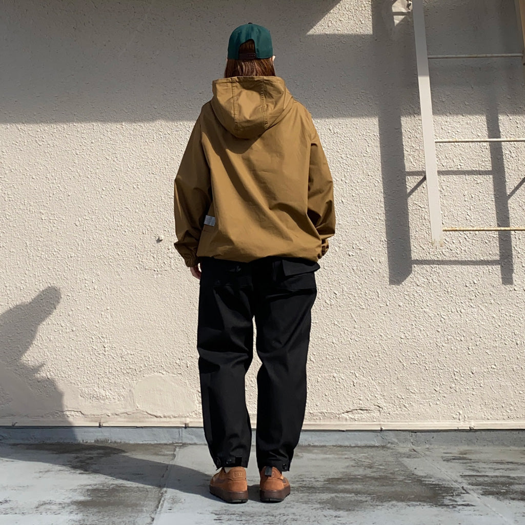SASSAFRAS『DIGS CREW PANTS 4/5(CANVAS)』(BLACK)