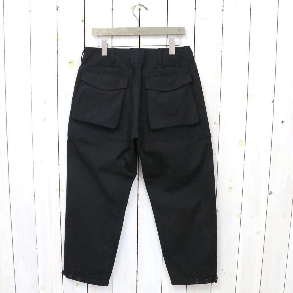 SASSAFRAS『DIGS CREW PANTS 4/5(CANVAS)』(BLACK)
