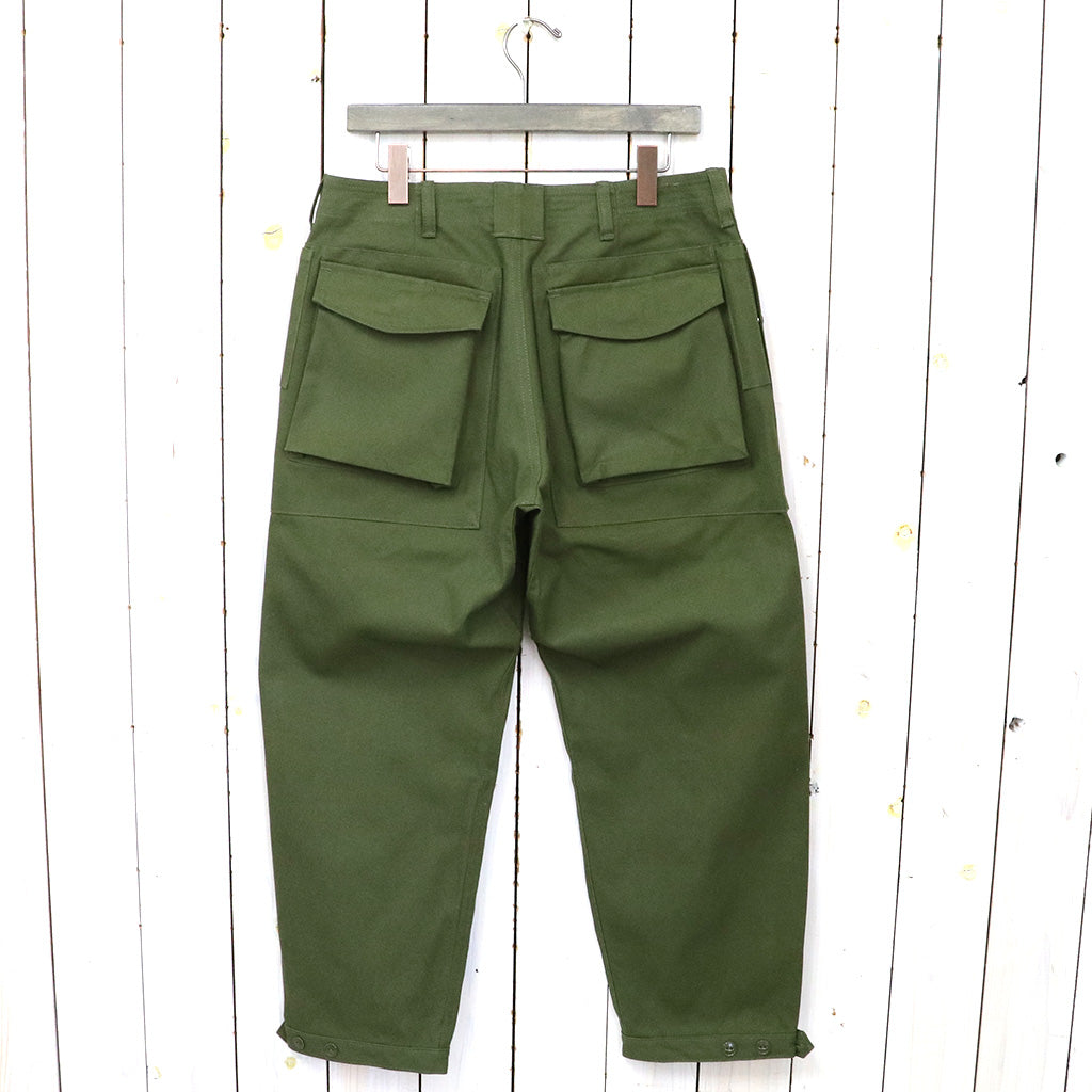 SASSAFRAS『DIGS CREW PANTS 4/5(CANVAS)』(OLIVE)