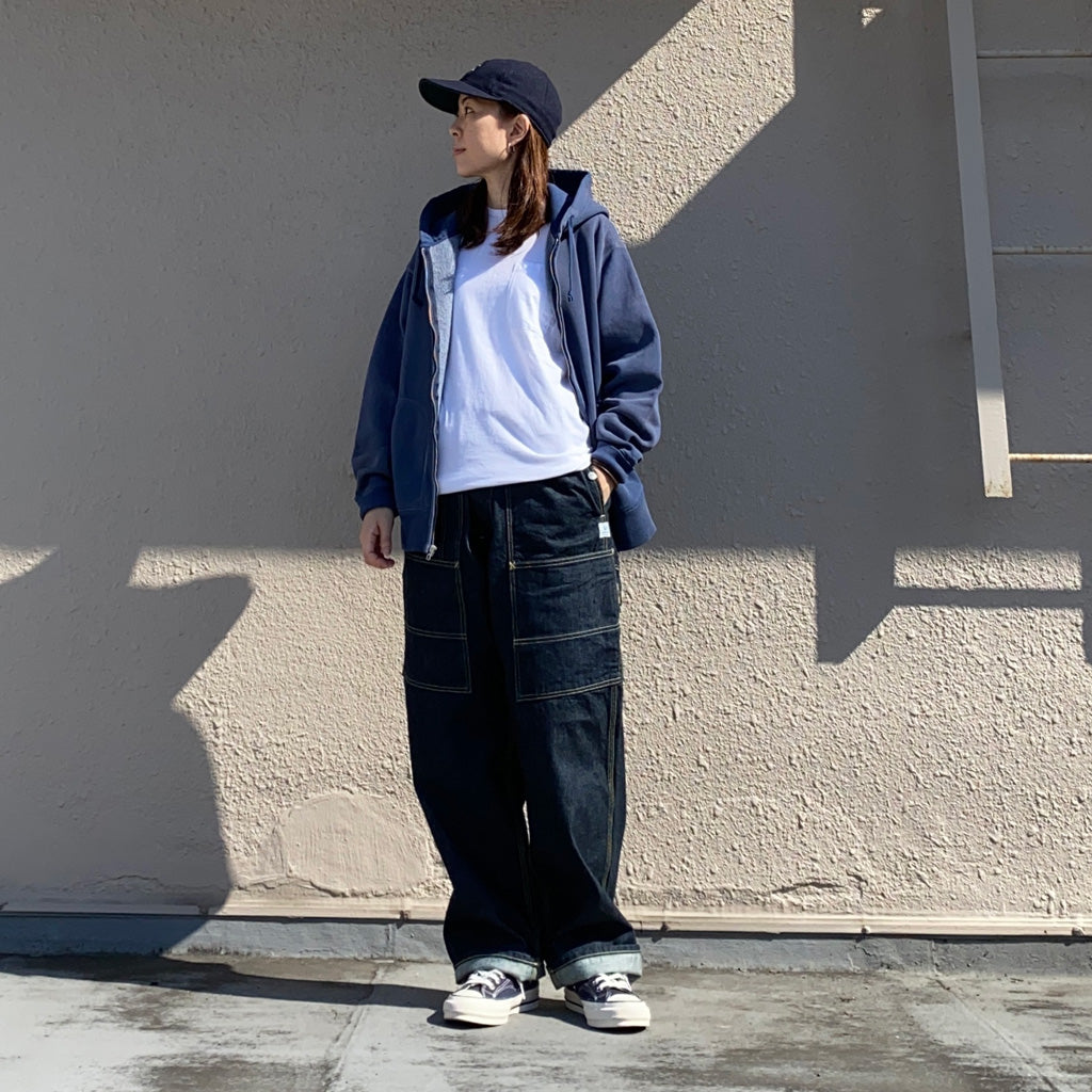 SASSAFRAS : FALL LEAF TOUGH PANTS(13.5oz DENIM) (INDIGO)