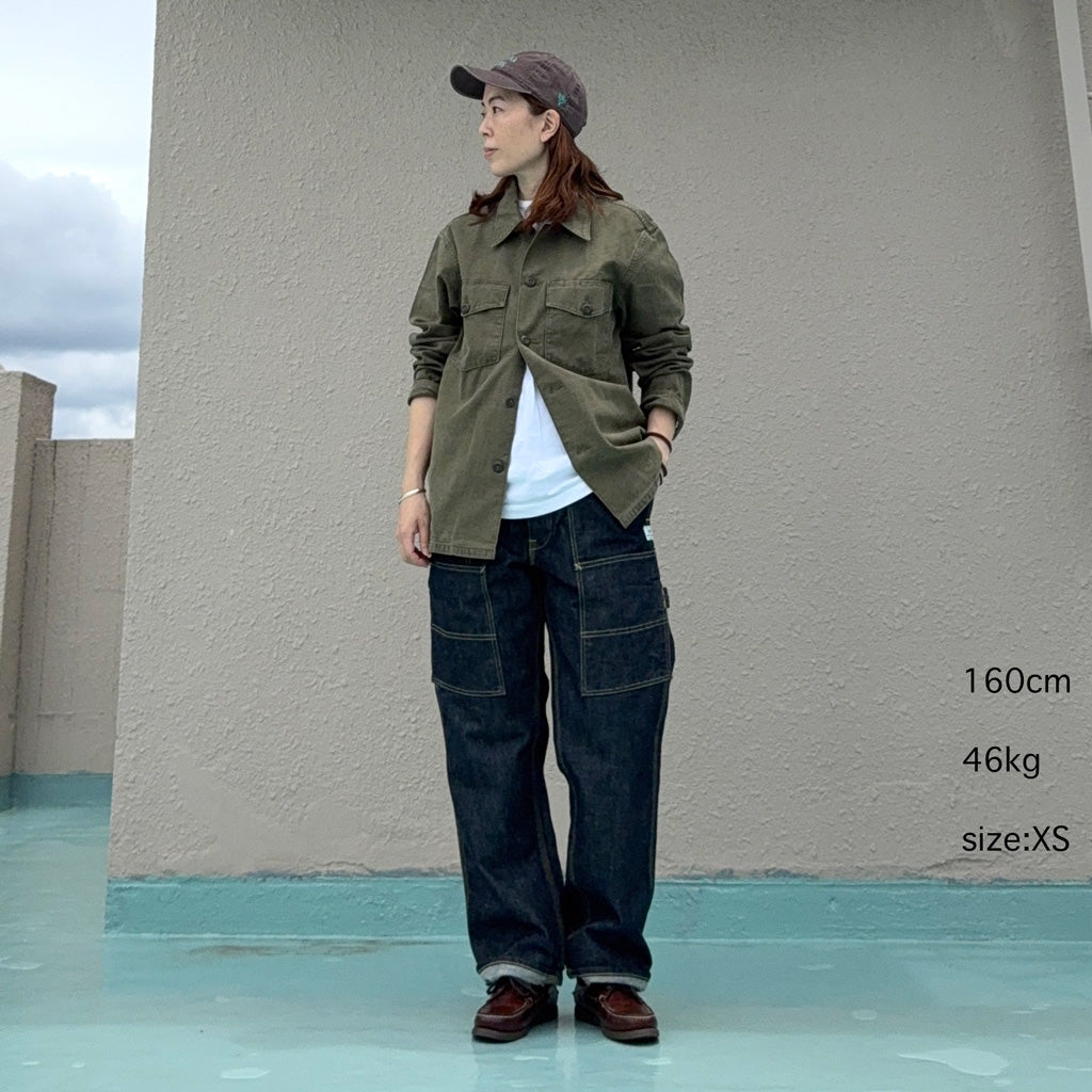 SASSAFRAS : FALL LEAF TOUGH PANTS(13.5oz DENIM) (INDIGO)