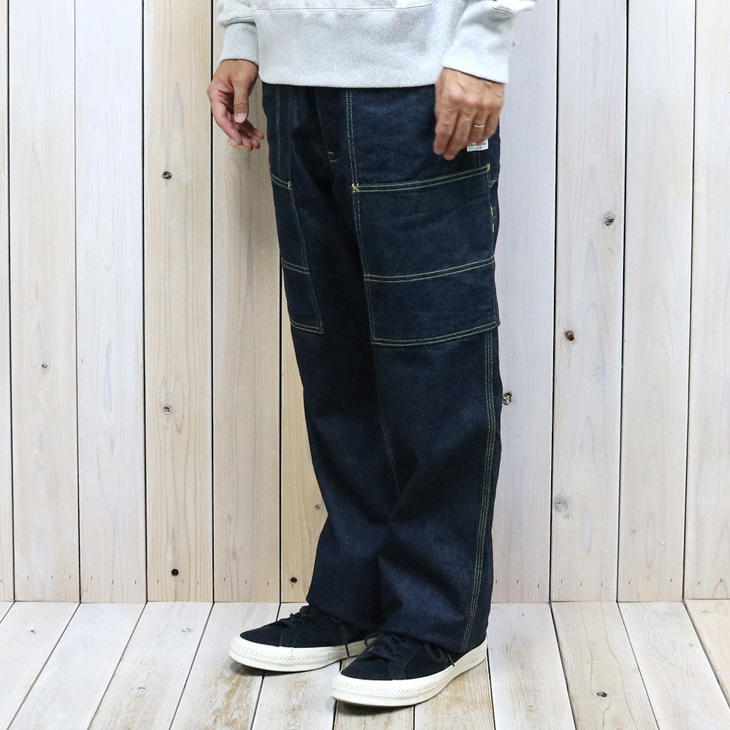 SASSAFRAS : FALL LEAF TOUGH PANTS(13.5oz DENIM) (INDIGO)