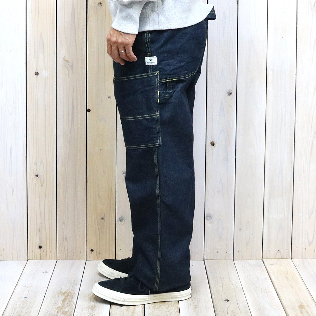 SASSAFRAS : FALL LEAF TOUGH PANTS(13.5oz DENIM) (INDIGO)