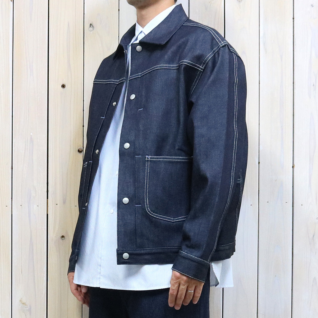 SASSAFRAS『GARDENERS JACKET(13oz DENIM)』(INDIGO) – Reggieshop