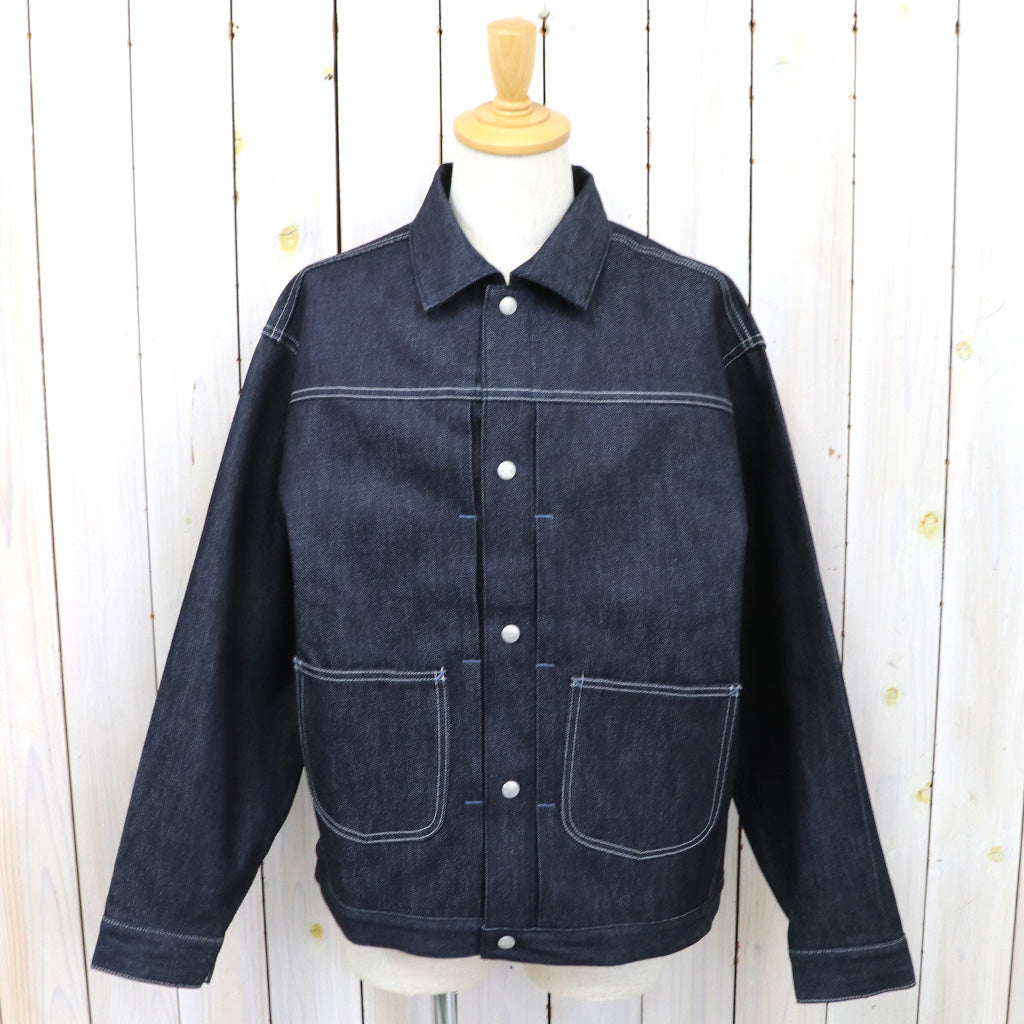 SASSAFRAS『GARDENERS JACKET(13oz DENIM)』(INDIGO) – Reggieshop