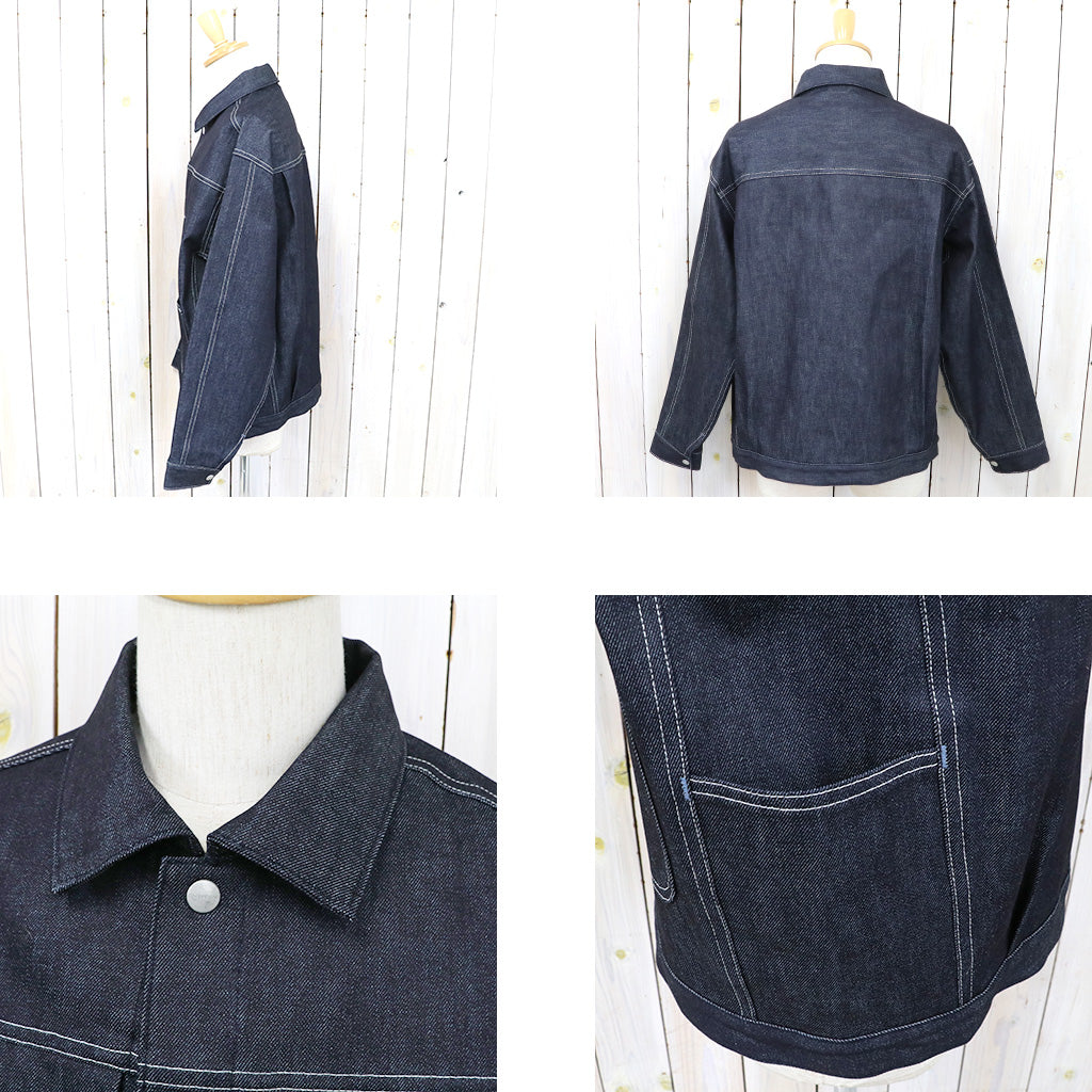 SASSAFRAS『GARDENERS JACKET(13oz DENIM)』(INDIGO) – Reggieshop