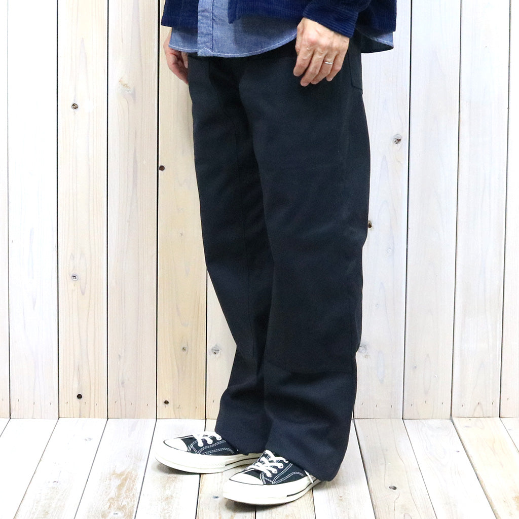 SASSAFRAS『W SPRAYER 5 PANTS(SELVEDGE DUCK)』(BLACK)