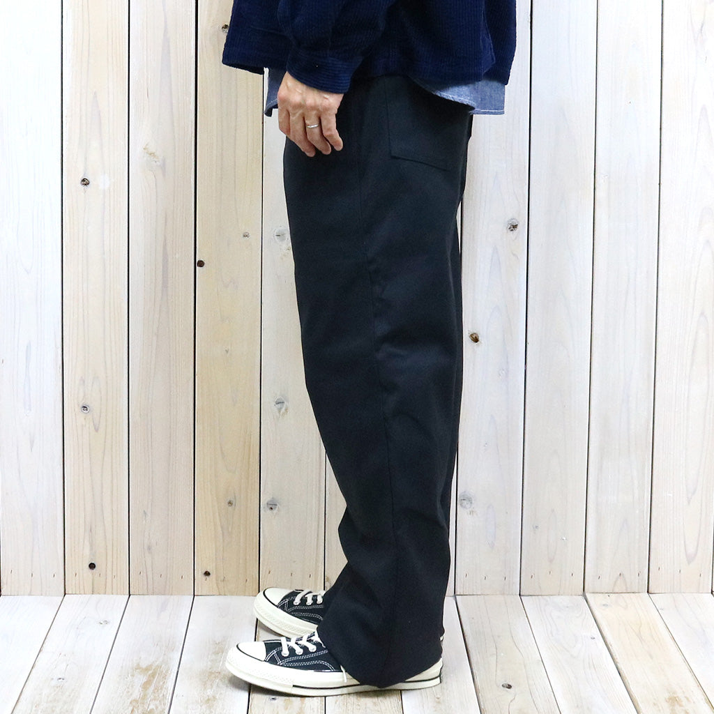 SASSAFRAS『W SPRAYER 5 PANTS(SELVEDGE DUCK)』(BLACK)