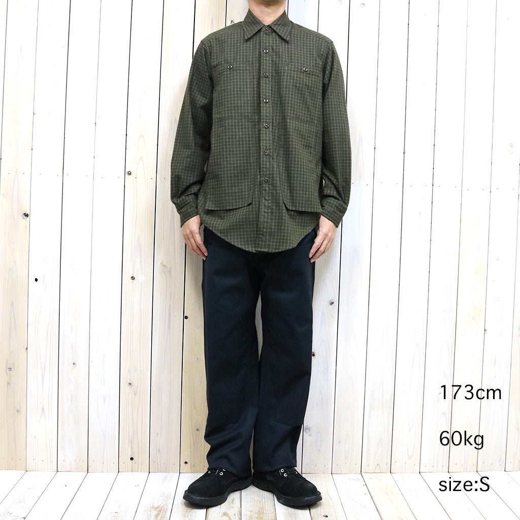 SASSAFRAS『W SPRAYER 5 PANTS(SELVEDGE DUCK)』(BLACK)