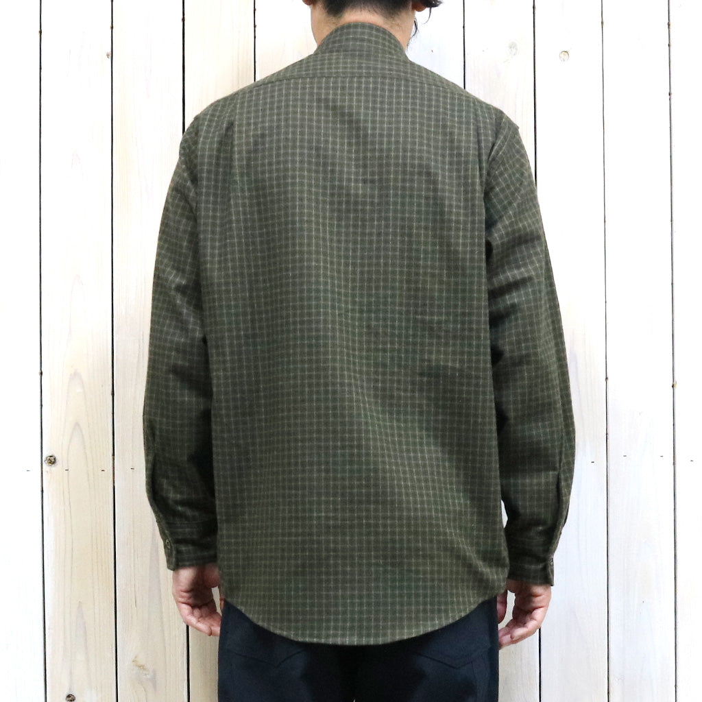 SASSAFRAS『FEEL SUN HALF(CHECK FLANNEL)』(BROWN)