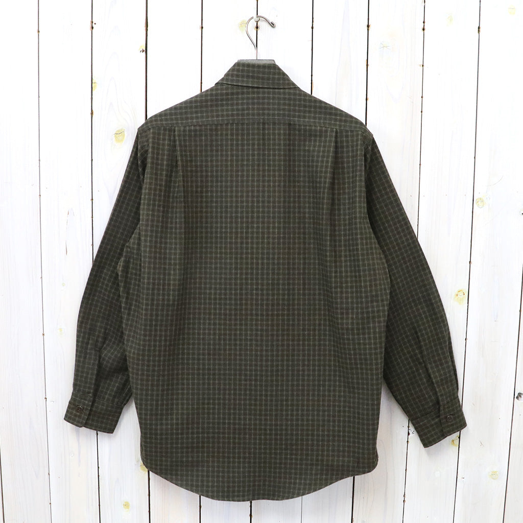 SASSAFRAS『FEEL SUN HALF(CHECK FLANNEL)』(BROWN)