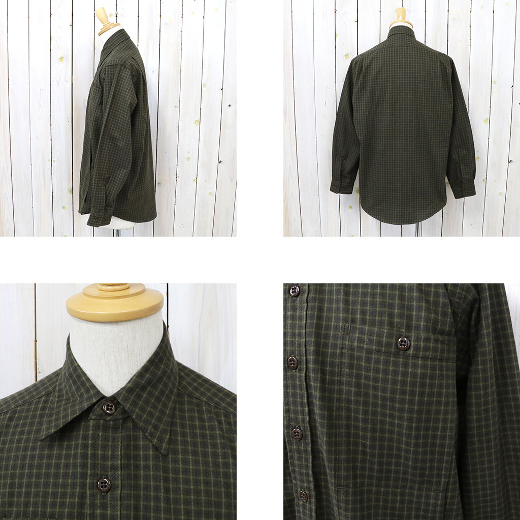 SASSAFRAS『FEEL SUN HALF(CHECK FLANNEL)』(BROWN)