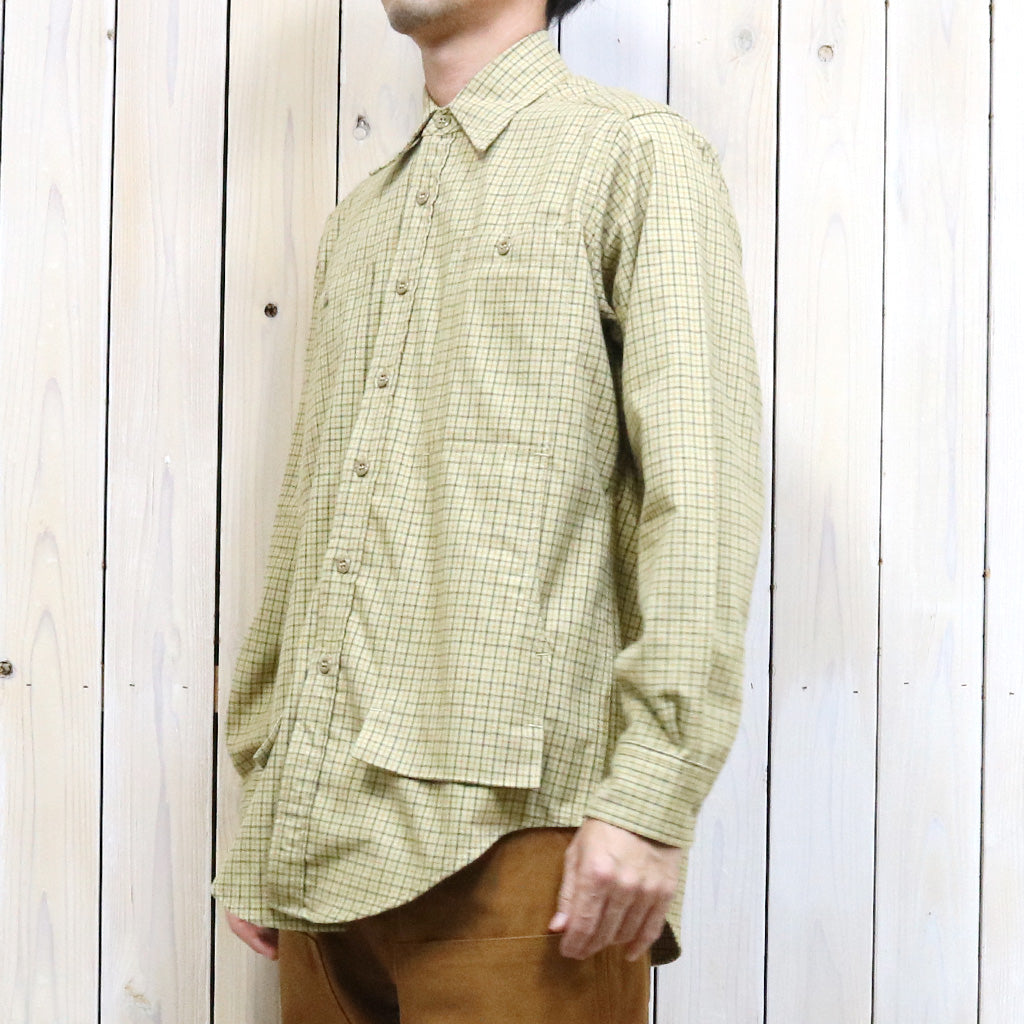 SASSAFRAS『FEEL SUN HALF(CHECK FLANNEL)』(BEIGE)