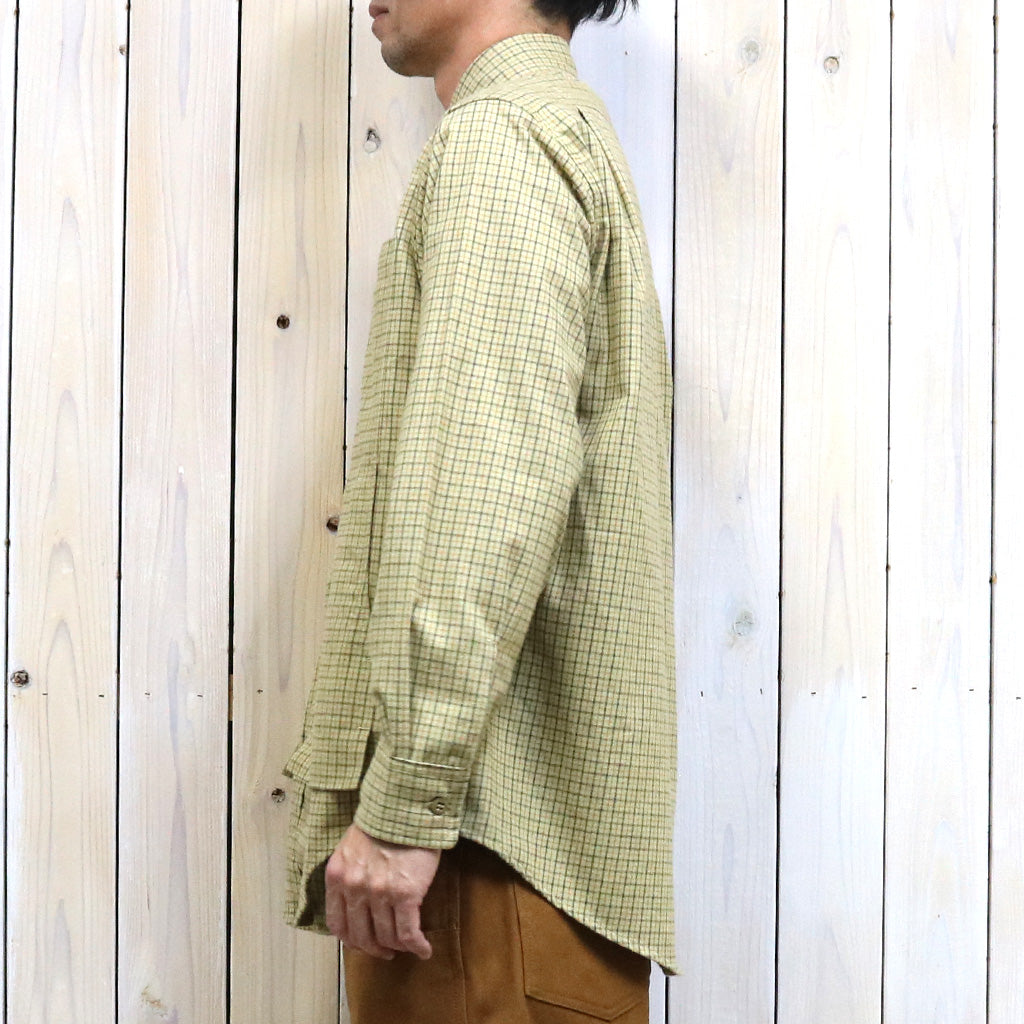 SASSAFRAS『FEEL SUN HALF(CHECK FLANNEL)』(BEIGE)