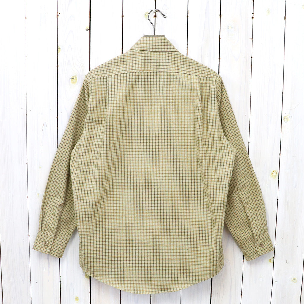 SASSAFRAS『FEEL SUN HALF(CHECK FLANNEL)』(BEIGE)