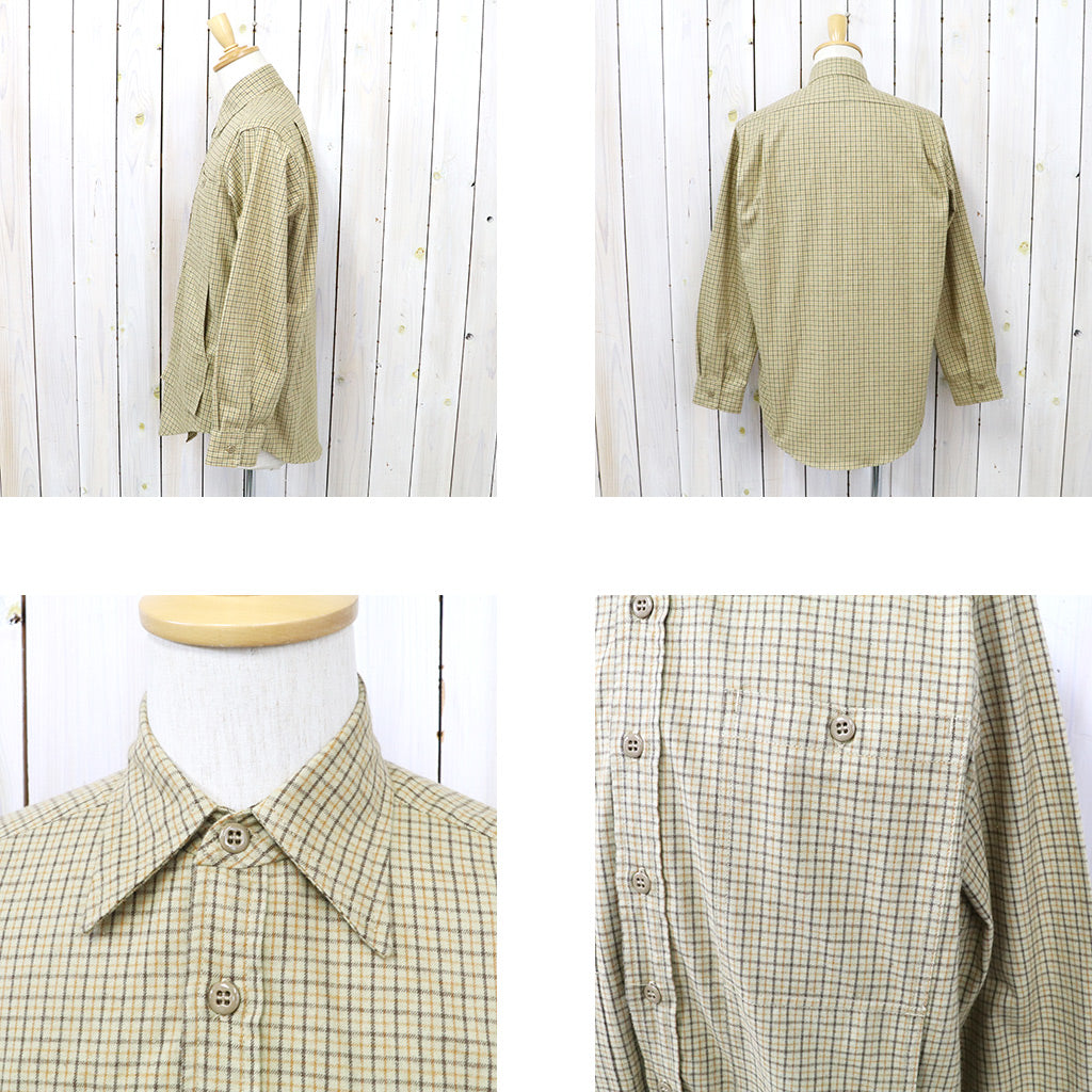 SASSAFRAS『FEEL SUN HALF(CHECK FLANNEL)』(BEIGE)