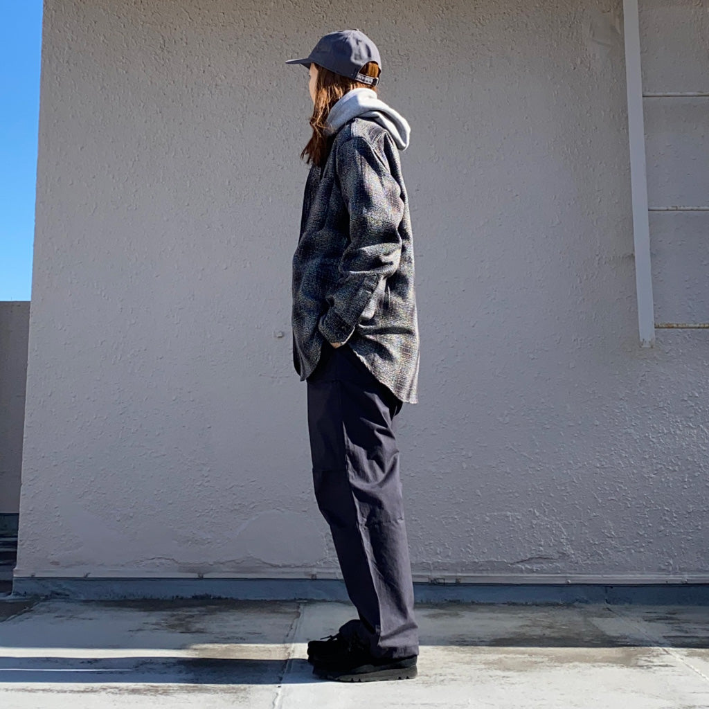 SASSAFRAS『GARDENING AT NIGHT SHIRT(HEAVY FLANNEL)』(BLACK CHECK)